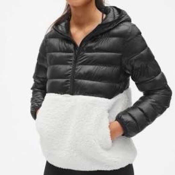 gapfit sherpa puffer jacket